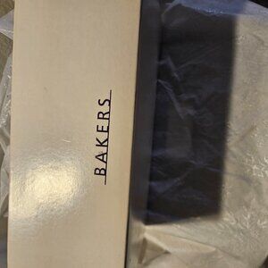 Bakers Red Marolo Wedge Sandal Size 10